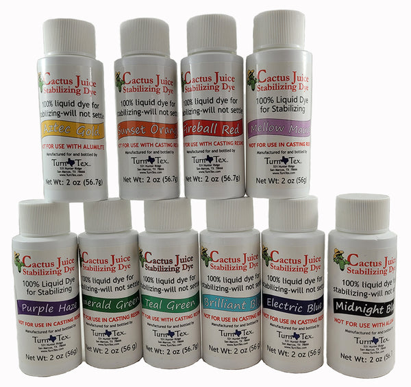 Cactus Juice Wood Stabilizing Dyes 2 oz