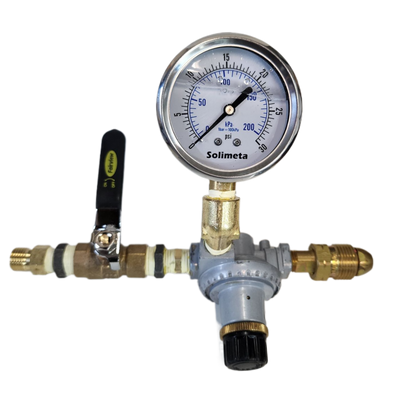 CSA High Flow Gas Regulator Assembly fully Accessorized