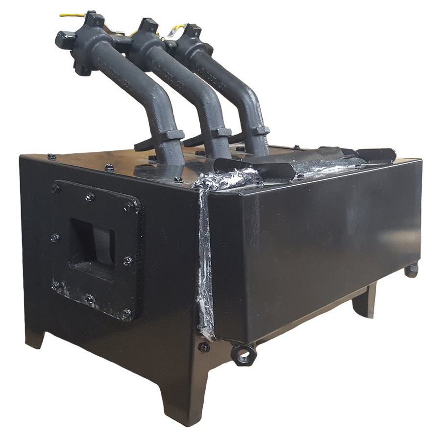 NC Whisper Lowboy Forge with 3 Burners + 2 Side Ports