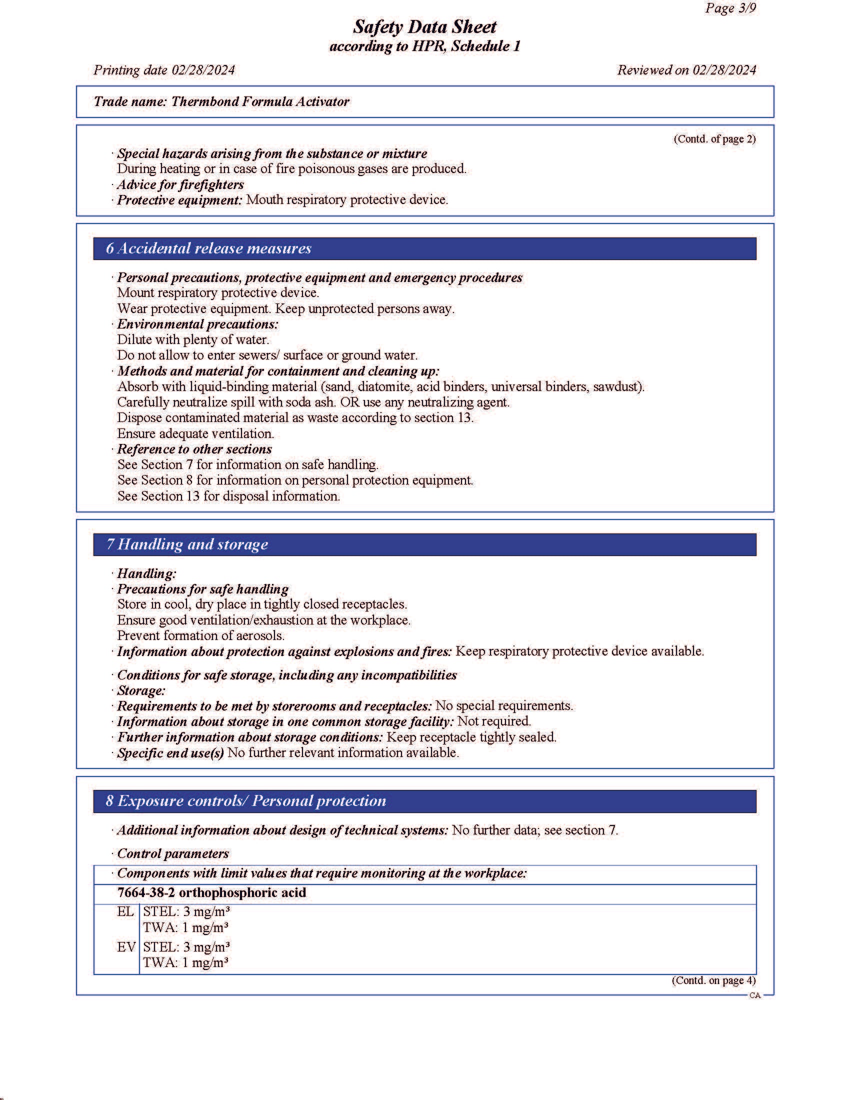 ThermBond Phosphate-Bonded 2 Component Adhesive Refractory - R (3400°F)