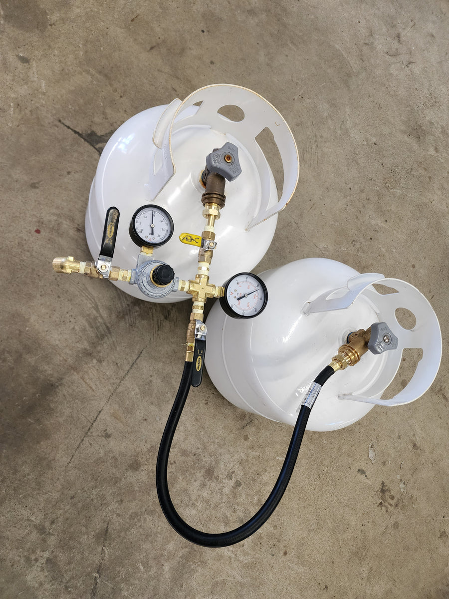 Tank Freeze Protection - DUAL Propane Regulator RIG System