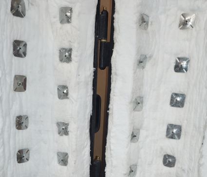 Wool Retention 'Push-on' 304-SS Speed Clips & Weld on Pins