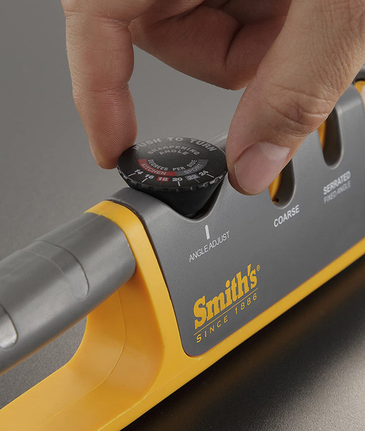 Smith's Adjustable Angle Pull-Thru Knife Sharpener