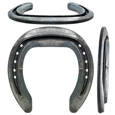 Centre Fit Steel Horseshoes - Front Unclipped