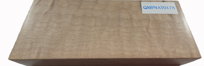 Knife Handle Scale Block - Quilted Maple - QMNAT0178