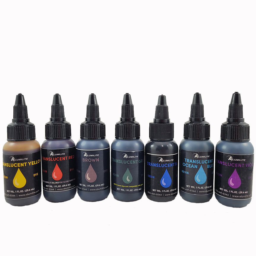 Alumilite Translucent Casting and Stabilizing Dyes - 1 oz.
