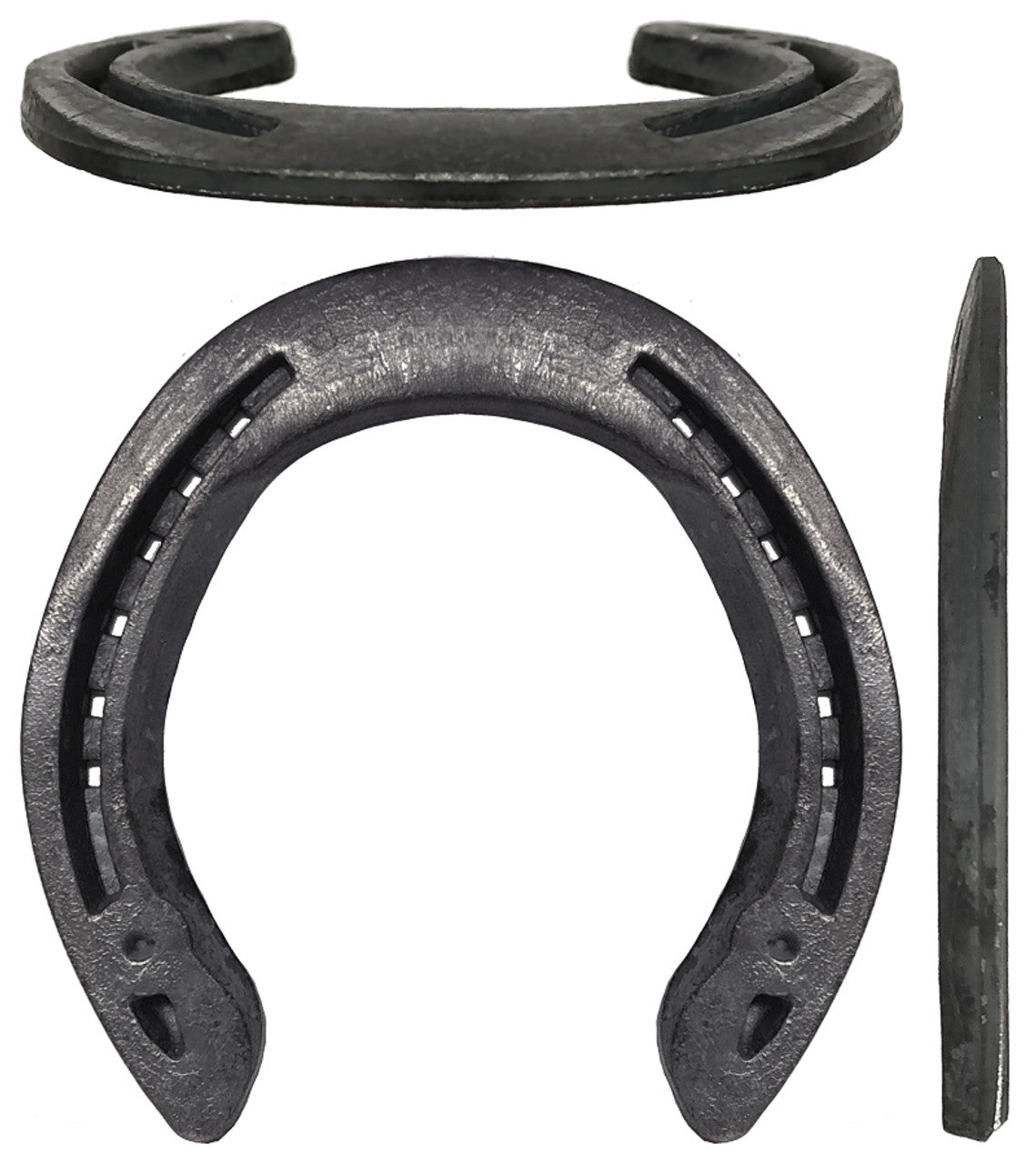 Alpha Ultra Graduated Hind (+ rolling breakover) Steel Horseshoes