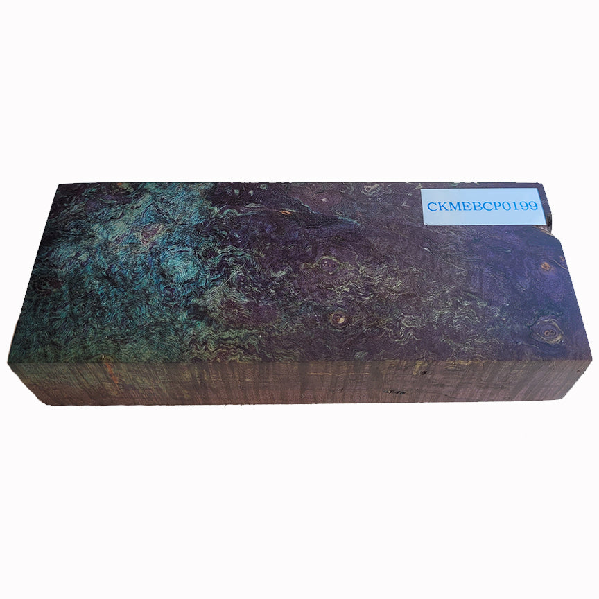 Knife Handle Scale Block – Crinkled Maple - CKMEBCP0199