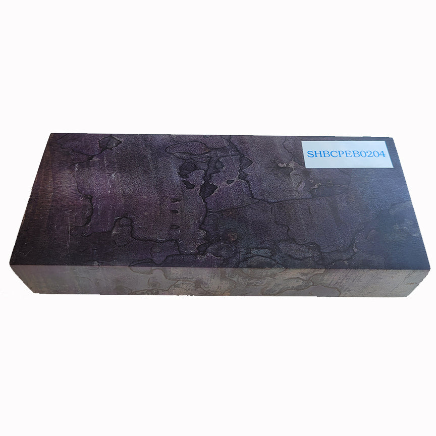 Knife Handle Scale Block - Spalted Hackberry - SHBCPEB0204