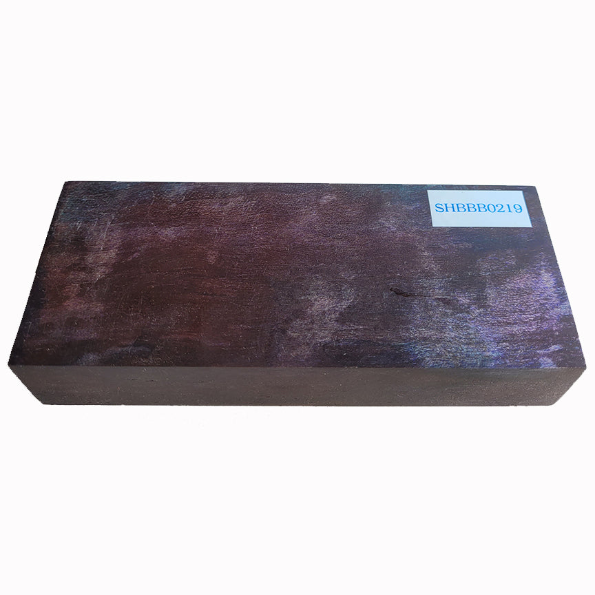 Knife Handle Scale Block - Spalted Hackberry - SHBBB0219