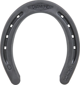 Diamond Bronco Plain Steel Horseshoes