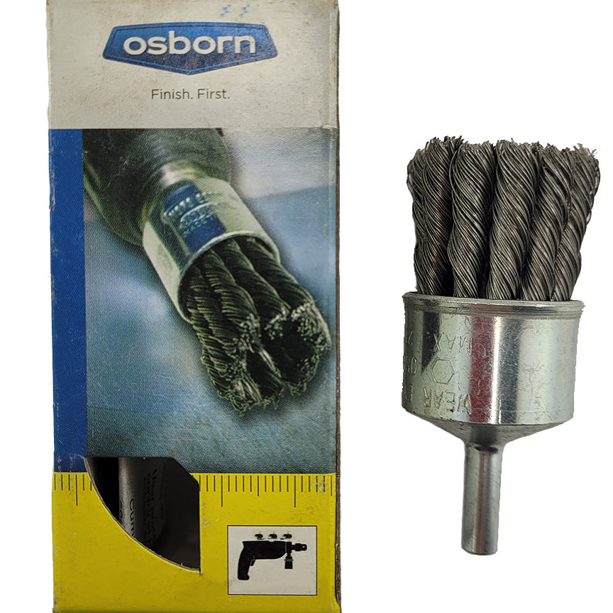 Osborn Knot Wire End Brush - 1"