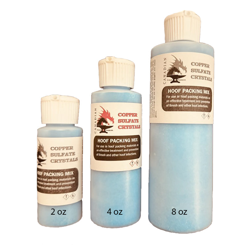 Copper Sulfate Pad Powder - Hoof Antiseptic by Canadian Forge