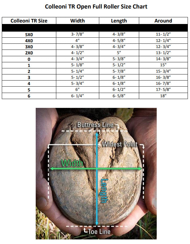 Colleoni TR Open Full Roller Aluminum Horseshoes