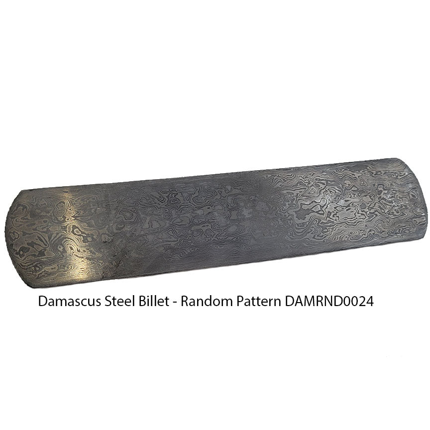 Damascus Steel Billet - Random Pattern DAMRND0024