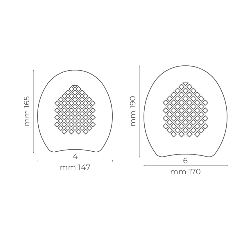 Deplano Honey Comb Pads - Flat
