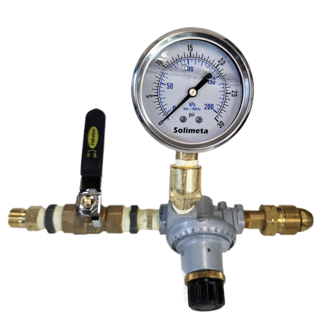 CSA High Flow Gas Regulator Assembly fully Accessorized