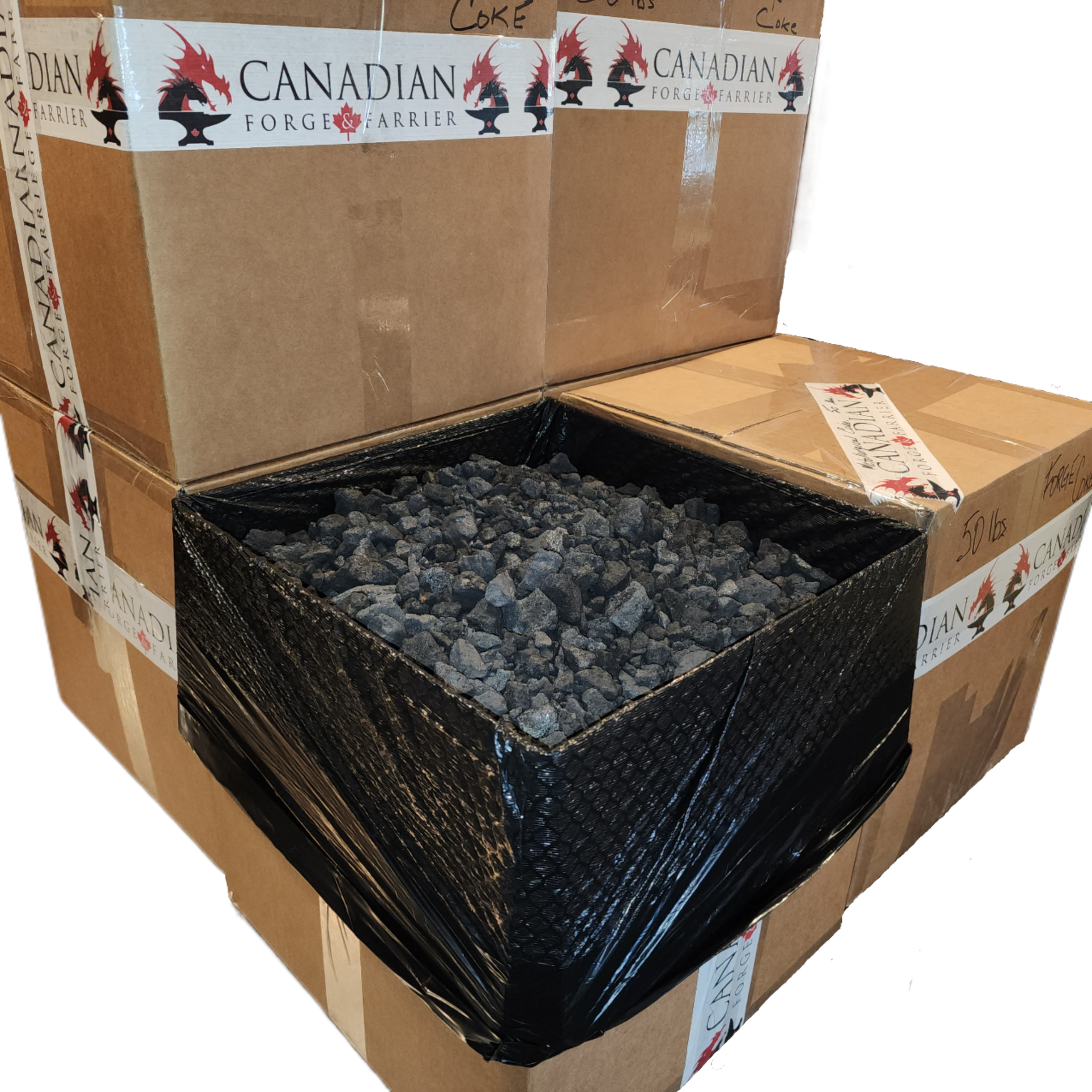Forge Coke (premium-metallurgical)  - 50 lb. Bag (in a box).