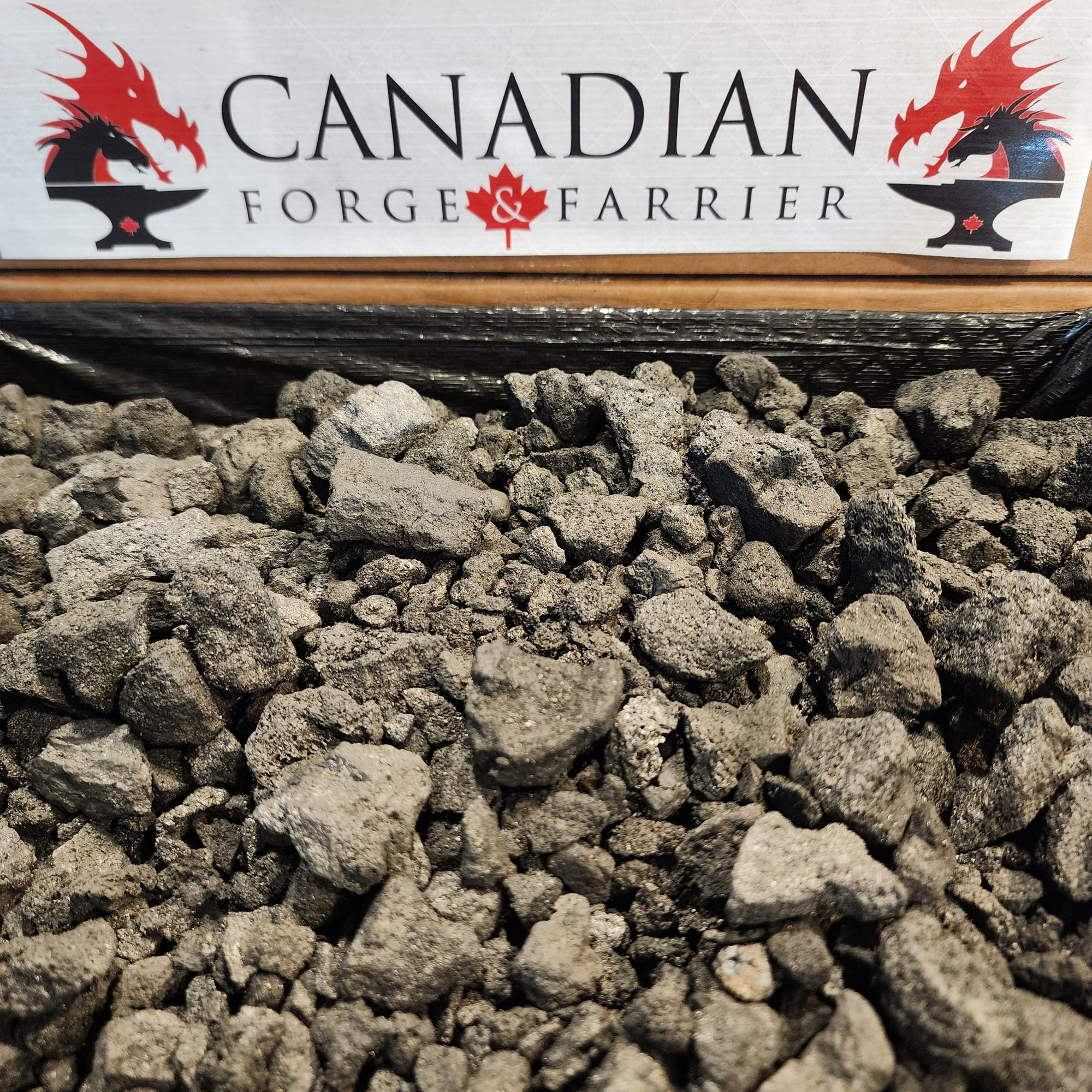 Forge Coke (premium-metallurgical)  - 50 lb. Bag (in a box).