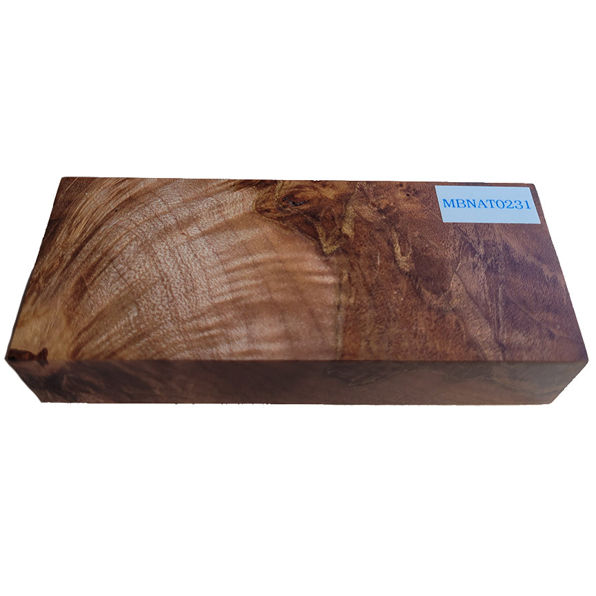 Knife Handle Scale Block - Maple Burl MBNAT0231