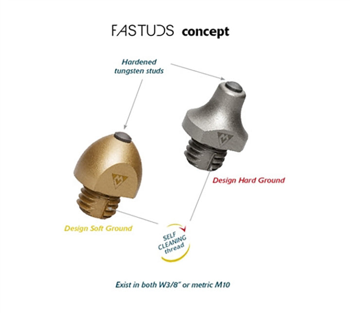 Michel Vaillant Fastuds HG10 - W3/8" Screw in Stud/Cork - 10/bag