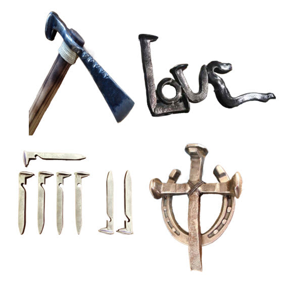 Railway Spikes (Singles) - Vintage: Descaled & Polished