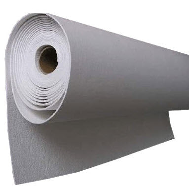 Canadian Forge & Farrier refractory felt paper roll, flexible and lightweight, for high-temperature insulation.