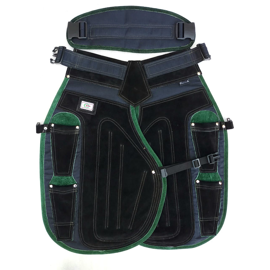 Iron Hide Silver Star Farrier Apron/Chap