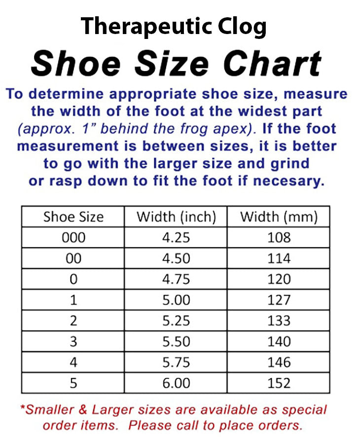 Therapeutic Wooden Hoof Clog with Leather Rim Pad