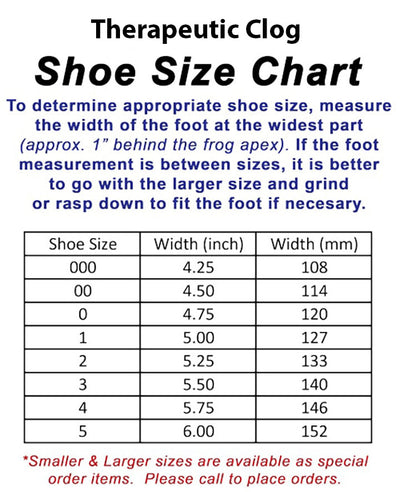 Therapeutic Wooden Hoof Clog with Leather Rim Pad