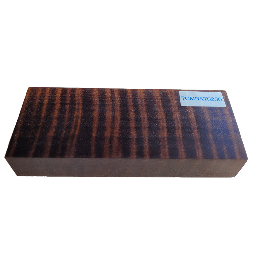 Knife Handle Scale Block - Torrefied Curly Maple TCMNAT0230
