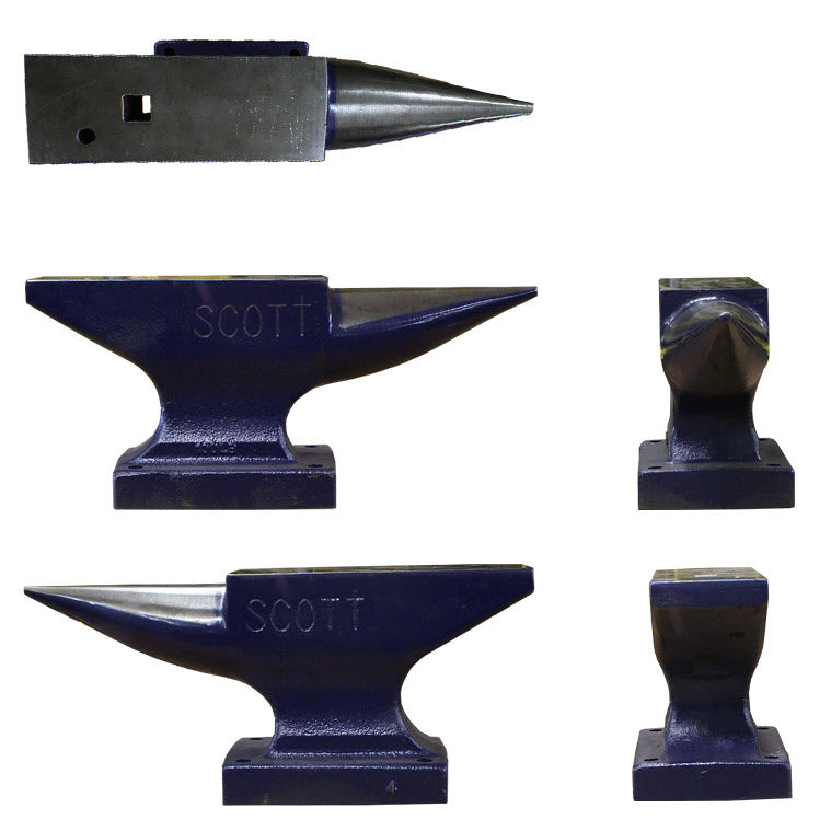 105 lb SCOTT Anvil - SQUARE HEEL - Canadian Forge & Farrier