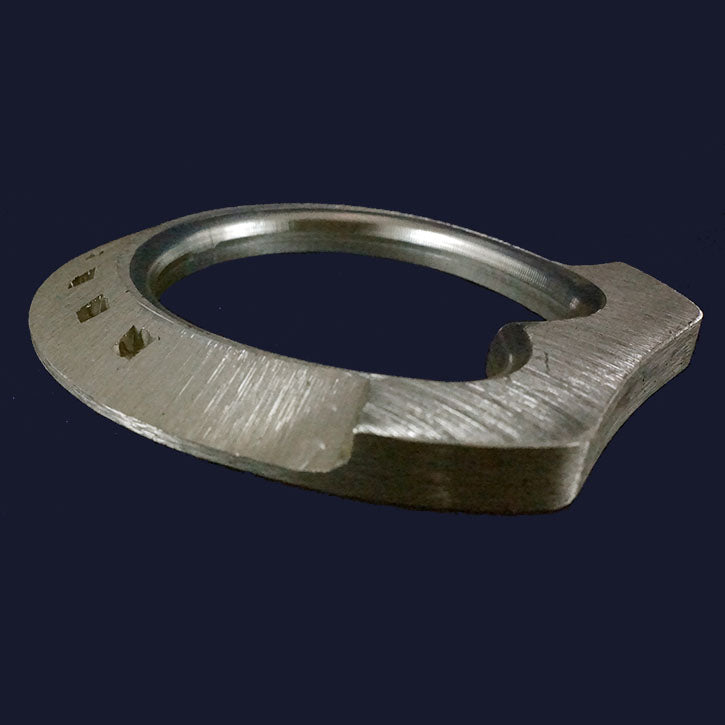 Colleoni FTV Broken Rolling Straight Bar Aluminum Horseshoes