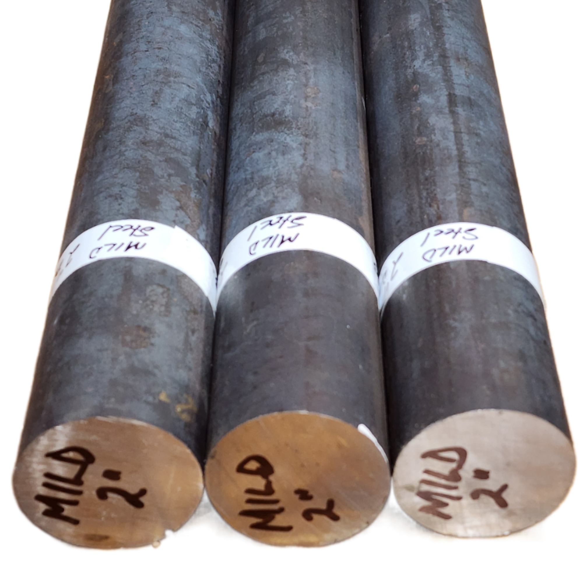 2.0" diameter mild steel round bar / rod sold by the foot @ Canadian Forge & Farrier Supply