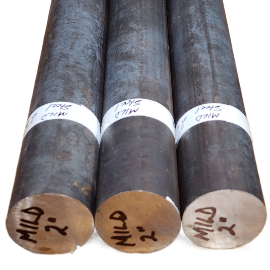 2.0" diameter mild steel round bar / rod sold by the foot @ Canadian Forge & Farrier Supply