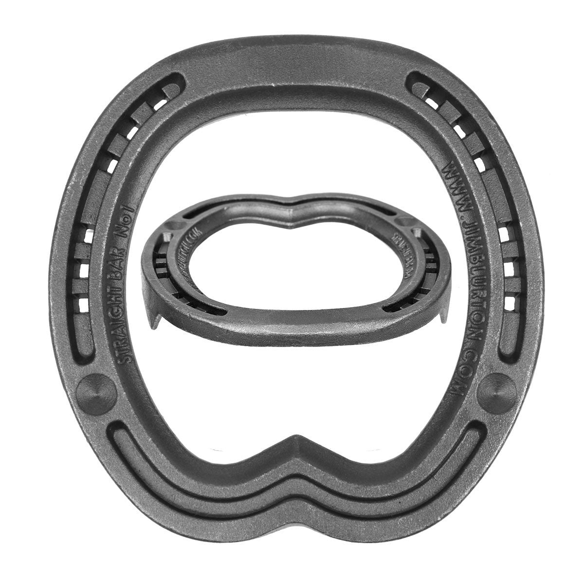 Jim Blurton Straight Bar Steel Horseshoes - Front