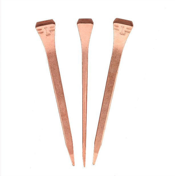 Liberty Cu E Head Slim Copper Coated Horseshoe Nails