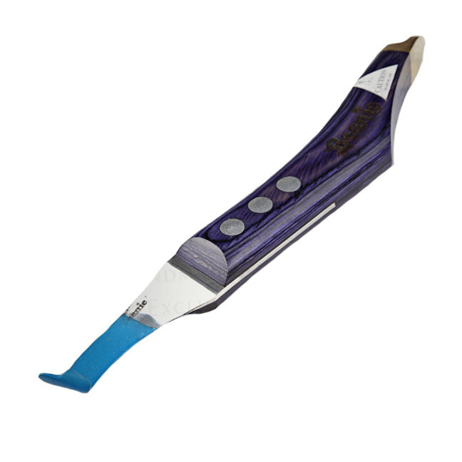 Steven Beane Curved Blade Knife with Brass Topper