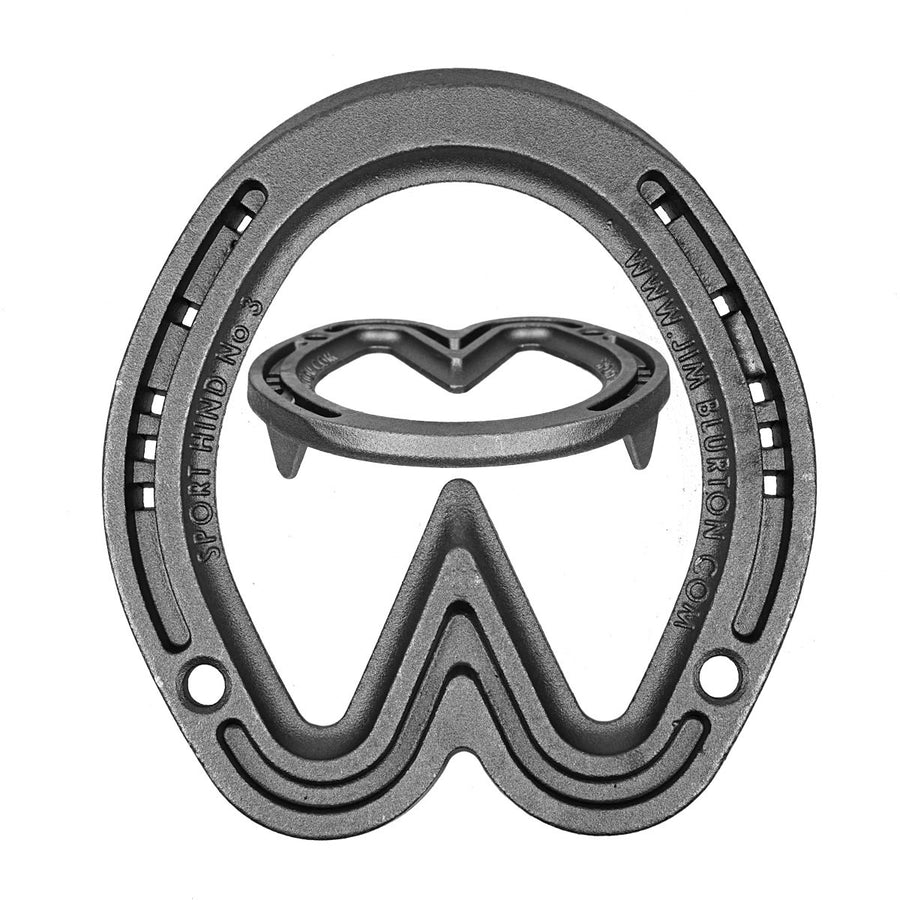 Jim Blurton Sport Hind Bar Steel Horseshoes