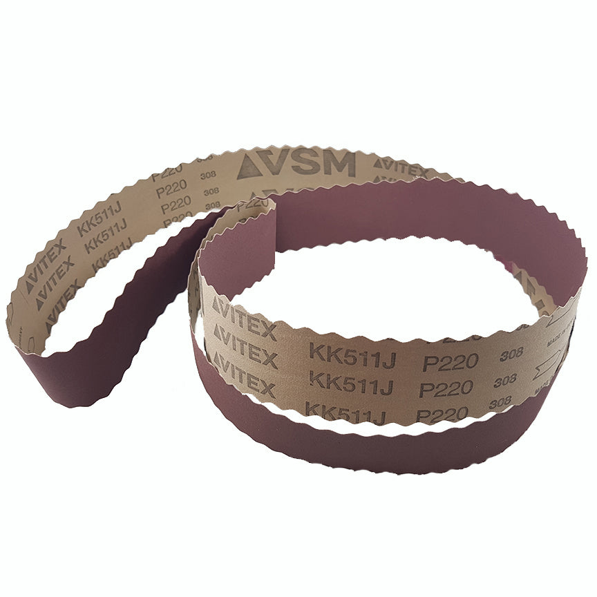 2" x 72" VSM Scalloped Edge Sanding Belt KK511J