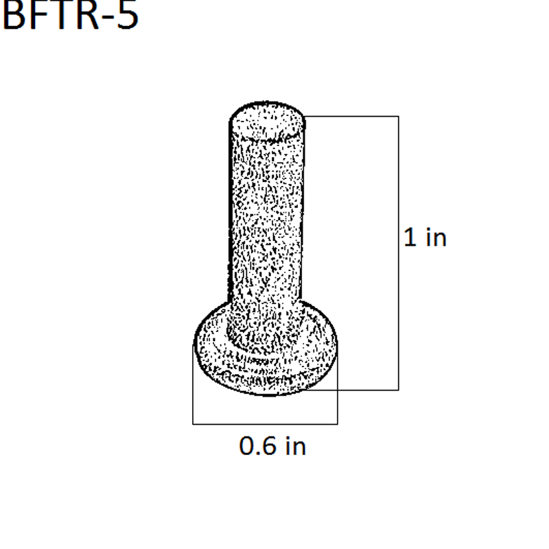 Tong Rivets 5/16" - 2/pk