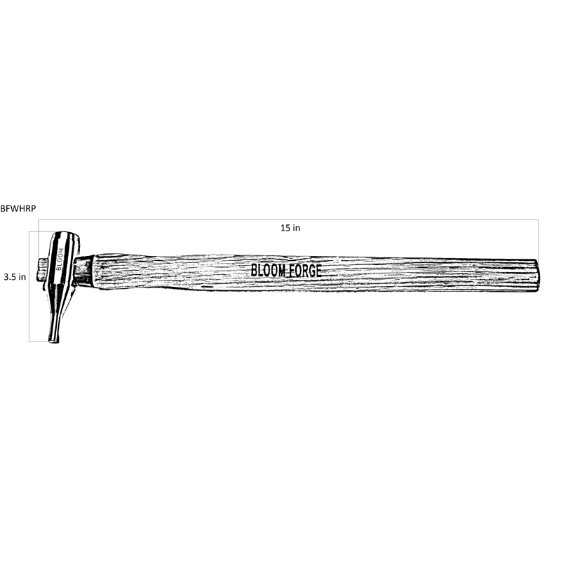Bloom Stud Punch w/ Wood Handle - 5/16"