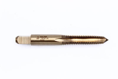 3/8-16 UNC HSS Left Spiral Point 3 Flute Tap 3/8-16 UNC HSS Left Spiral Point 3 Flute Tap