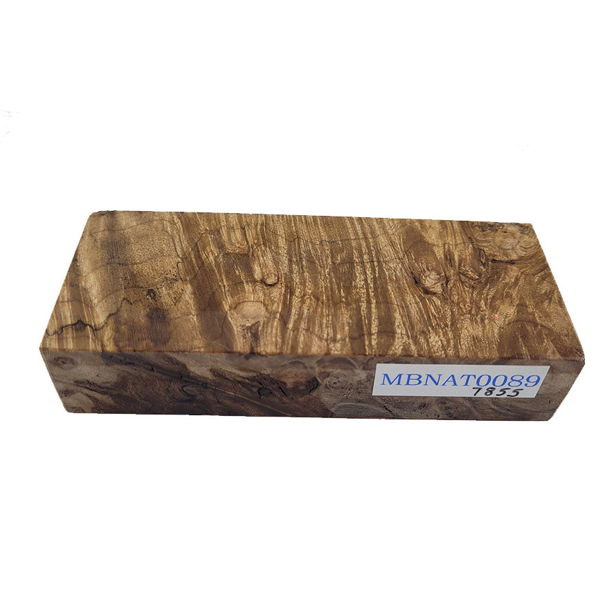 Knife Handle Scale Block - Maple Burl MBNAT0089