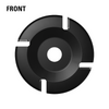 Roto Clip 4.5"- 4-Carbide Flat Disc Trimmer (Thin Design)