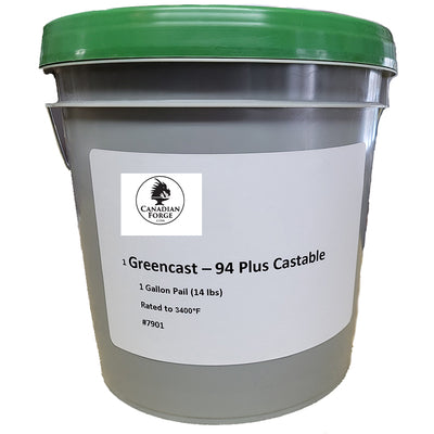 Greencast 94 Plus Castable 3400°F Flux Resistant Dense Castable