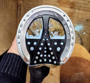 3D Hoof Pad Half Mesh - Flat