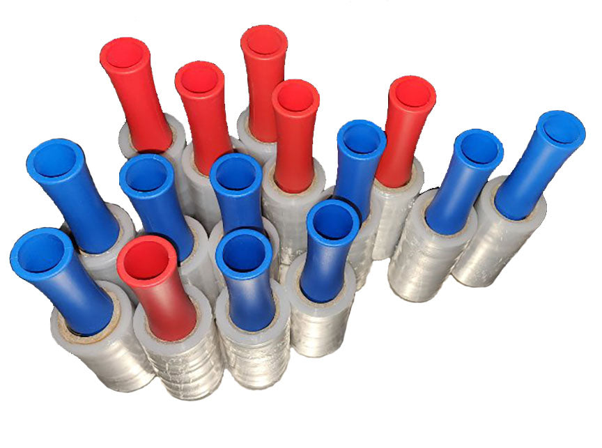 Economical Plastic Stretch Wrap Roll with Handle -  for acrylic hoof patches etc