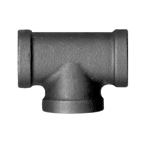 Black Iron Female Pipe Tee Fitting