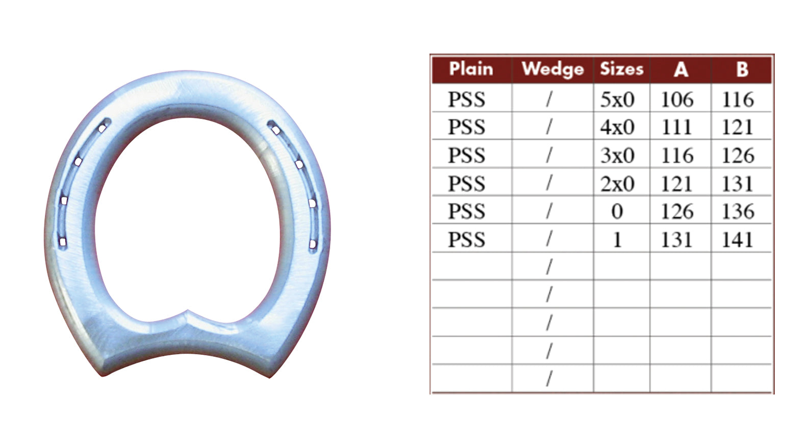 Colleoni PSS Bar Rolling Aluminum Horseshoes